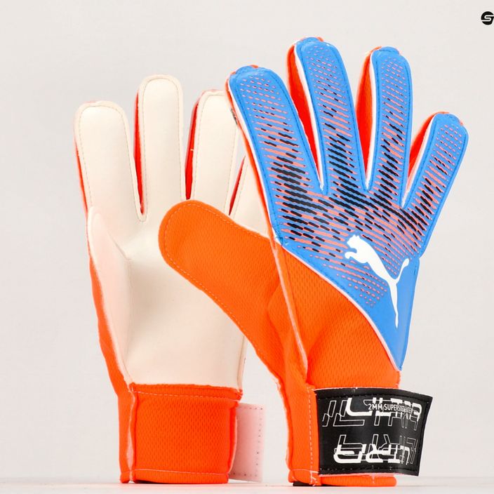 PUMA goalkeeper glove Ultra Grip 4 RC ultra orange/blue glimmer 8