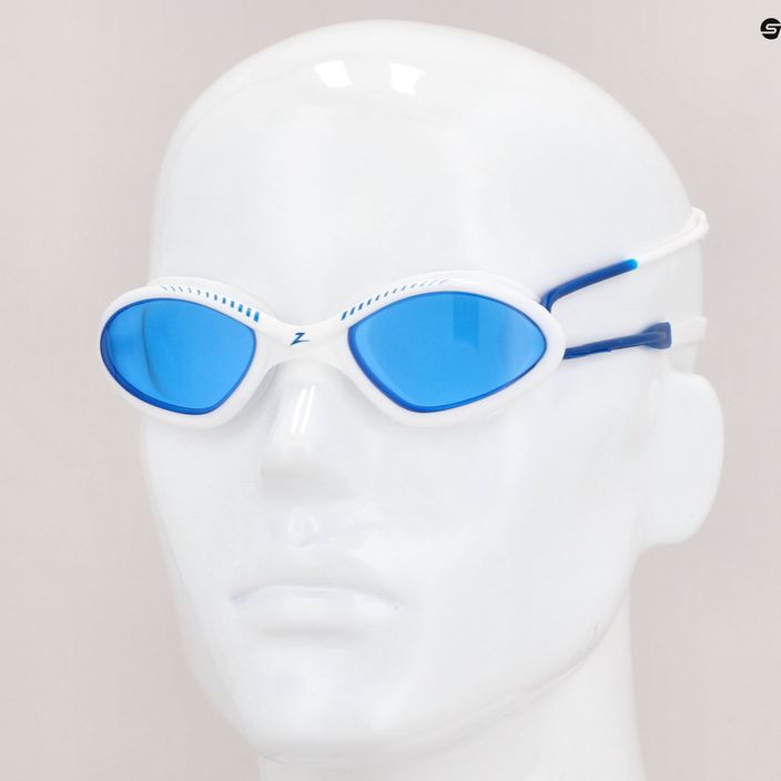 Zoggs Tiger swimming goggles white/blue/tint blue 461095 7
