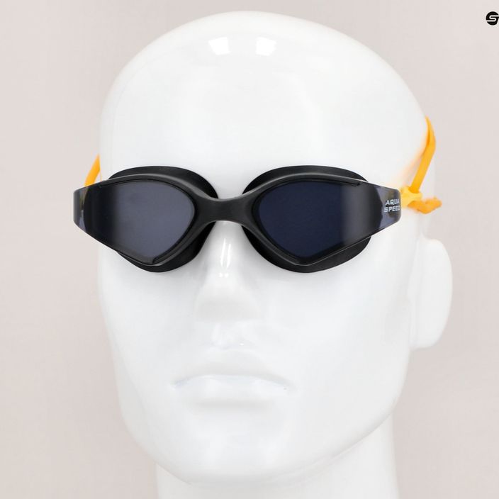 AQUA-SPEED Blade swimming goggles black/yellow/dark 59-18 7