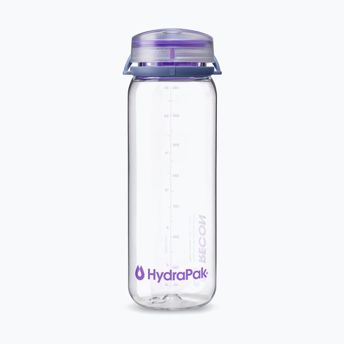 HydraPak Recon 750 ml clear/iris violet travel bottle