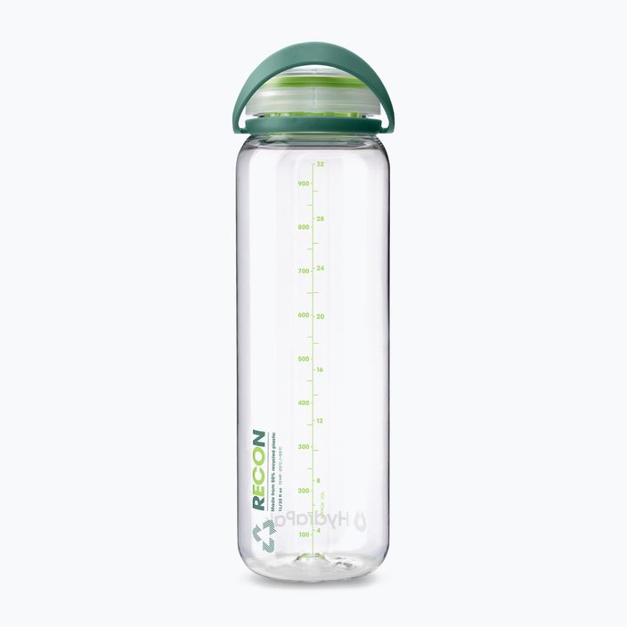 HydraPak Recon 1 l clear/evergreen lime travel bottle 2