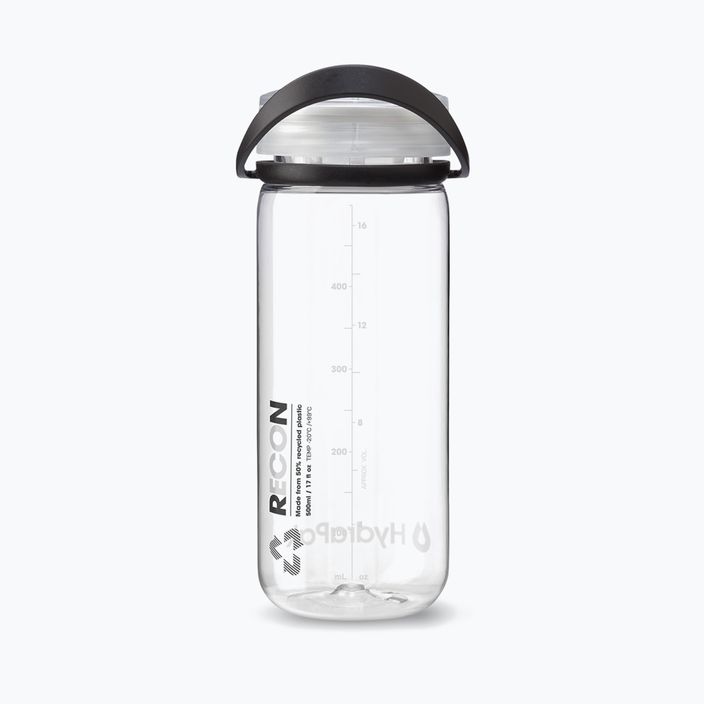 HydraPak Recon 500 ml clear/black white travel bottle 2