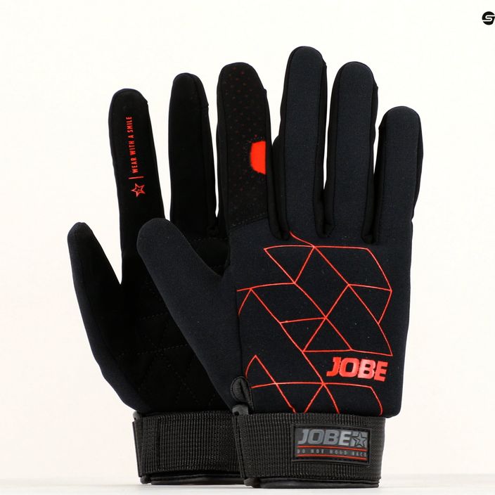 JOBE Stream wakeboard gloves black and red 341017002 10