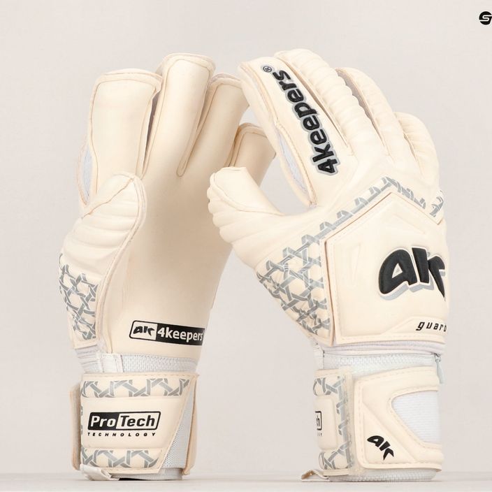 Children's goalkeeper gloves 4Keepers Guard Classic MF white 5