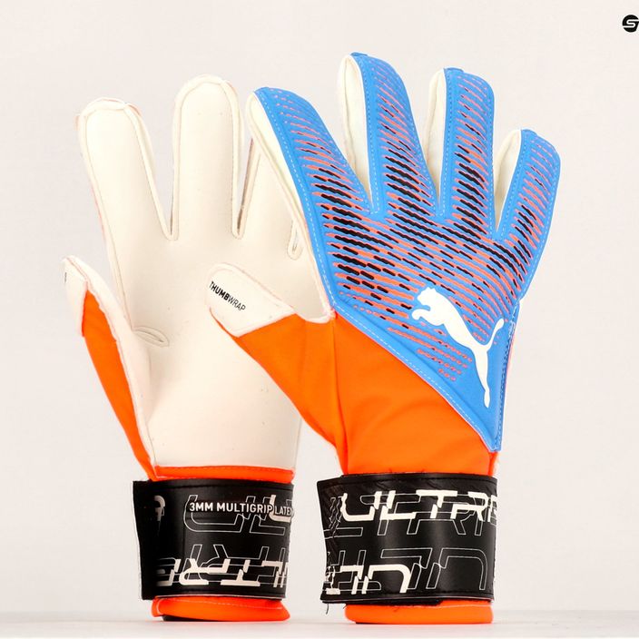PUMA Ultra Grip 3 Rc orange and blue goalkeeper's gloves 41816 05 7