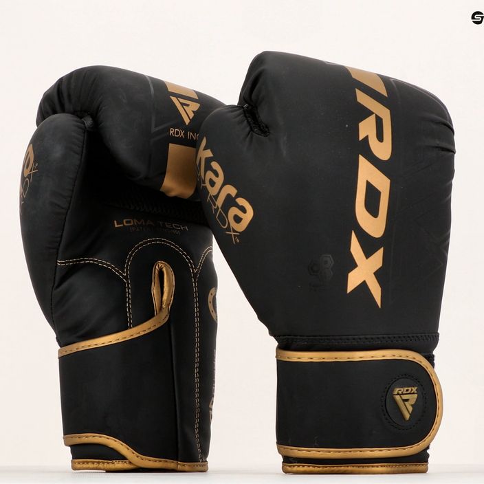 RDX F6 black/gold boxing gloves BGR-F6MGL 15