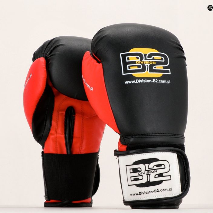 DIVISION B-2 black-red boxing gloves DIV-TG01 7