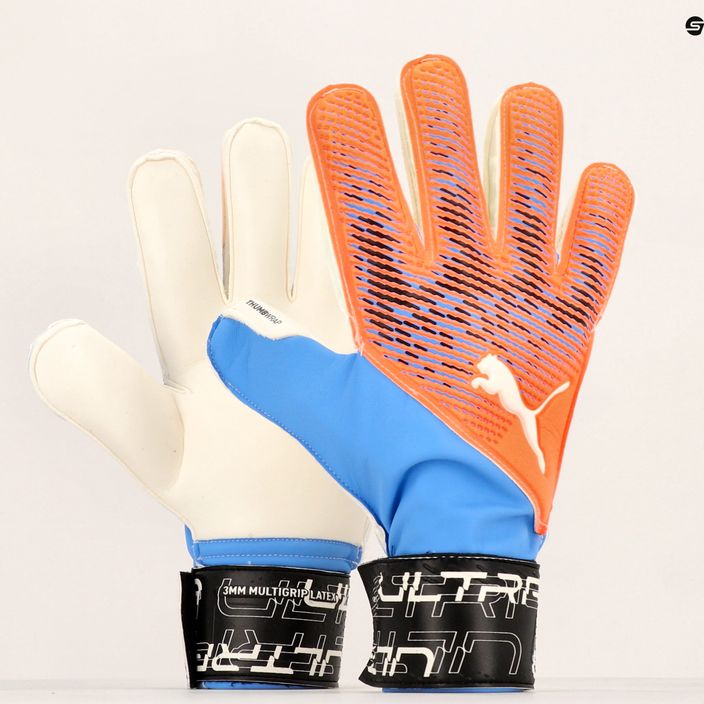 PUMA Ultra Protect 3 Rc orange and blue goalkeeper's gloves 41819 05 7