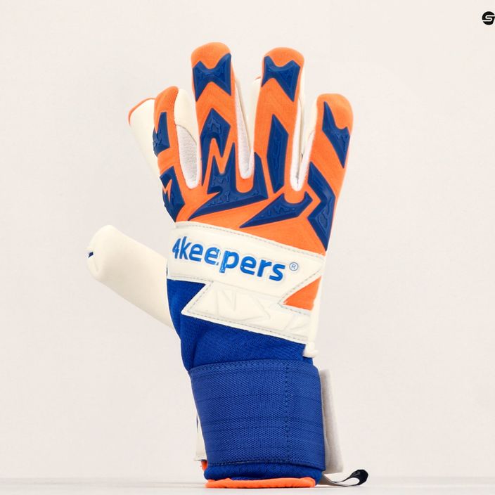 4Keepers Equip Puesta Nc blue-orange goalkeeper gloves EQUIPPUNC 8