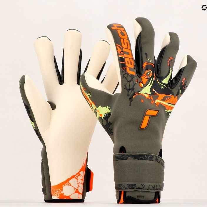 Reusch Pure Contact Gold X Adaptive Flex goalkeeper's gloves green 5370015-5556 13