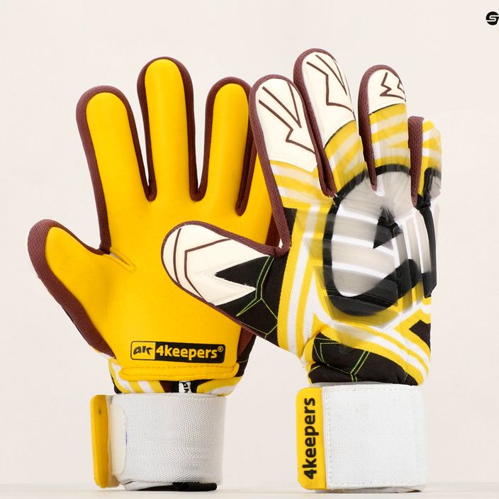 4keepers Evo Trago Nc goalkeeper gloves yellow 11