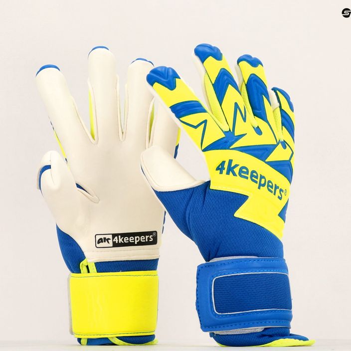 4Keepers Equip Breeze Nc blue-green goalkeeper gloves EQUIPBRNC 8