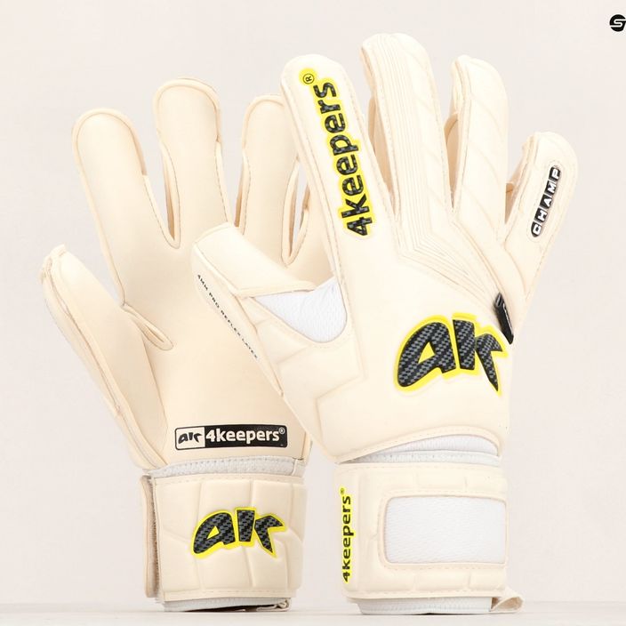 4keepers Champ Carbo V Hb white goalkeeper gloves 11