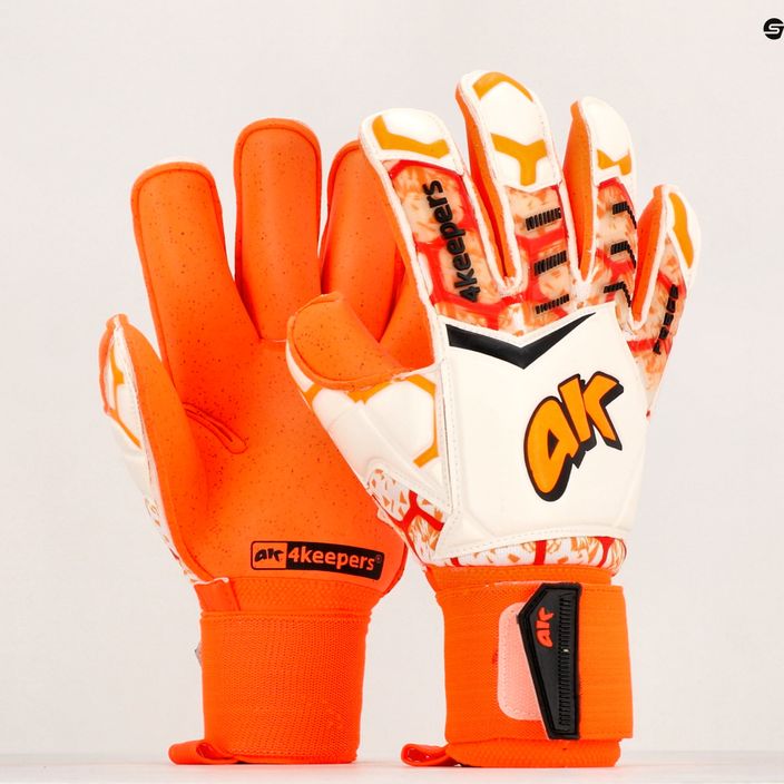 4keepers Force V 2.20 RF goalkeeper glove orange and white 4663 7
