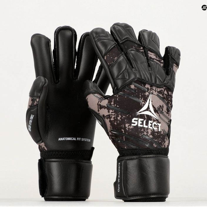 Goalkeeper's gloves SELECT 55 Extra Force V22 black 500065 6