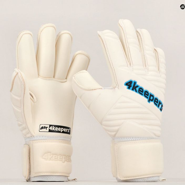 4keepers Retro IV RF goalkeeper gloves white 4KRIVRFJR 11