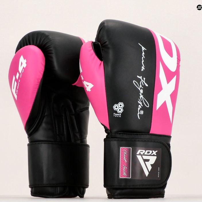 RDX REX F4 pink/black boxing gloves BGR-F4P-8OZ 7