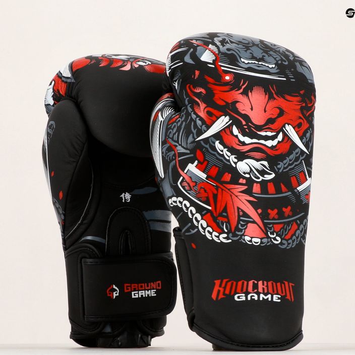 Ground Game "Samurai" boxing gloves black 21BOXGLOSAM10 7