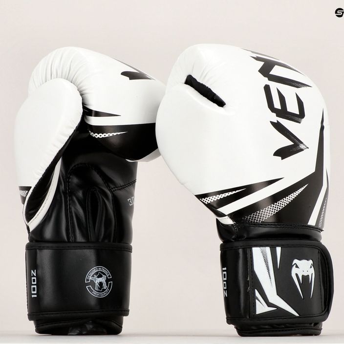 Venum Challenger 3.0 boxing gloves white and black 03525-210 13
