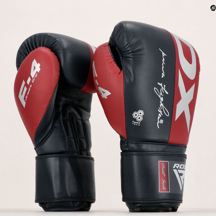 RDX REX F4 black/red boxing gloves BGR-F4MU-10OZ 8
