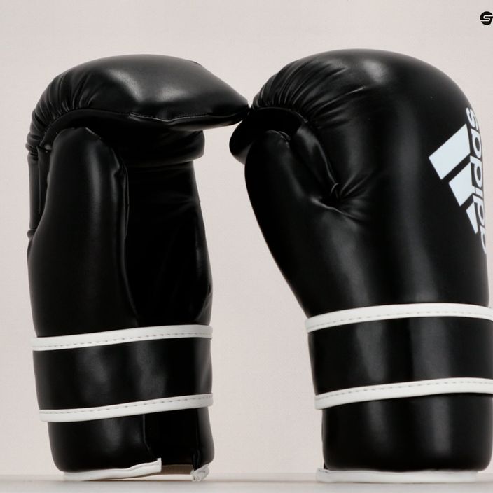 Adidas Point Fight Boxing Gloves Adikbpf100 black and white ADIKBPF100 8
