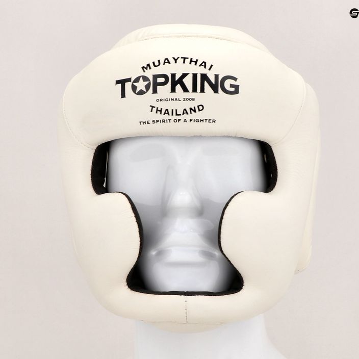 Boxing helmet Top King Full Coverage white 6