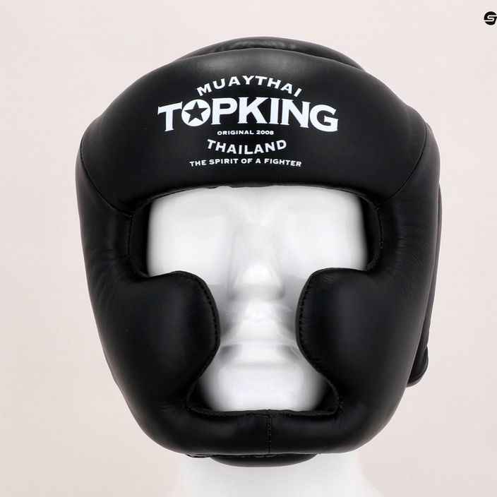 Top King Full Coverage boxing helmet black 6