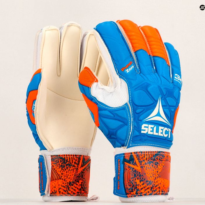 SELECT 34 Protection goalkeeper gloves 2019 blue and white 500046 6