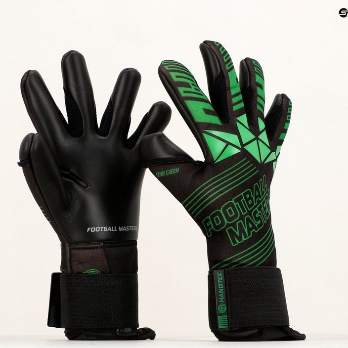 Football Masters Fenix green children's goalkeeper gloves 1182-1 8