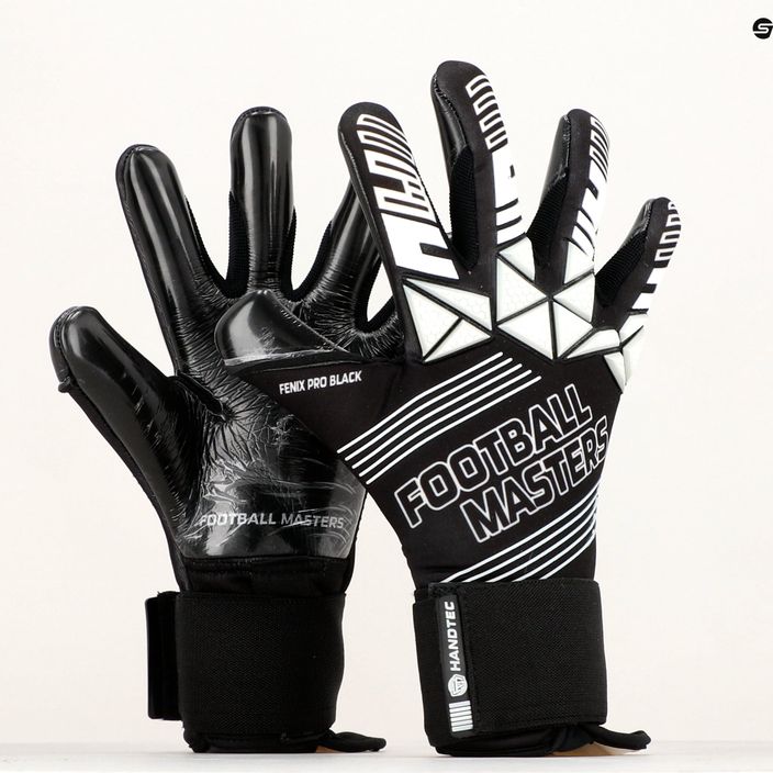Football Masters Fenix Pro goalkeeper gloves black 1173-4 8