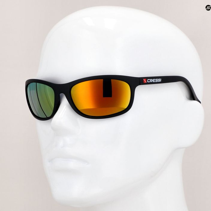 Cressi Rocker black/orange mirrored sunglasses XDB100018 7