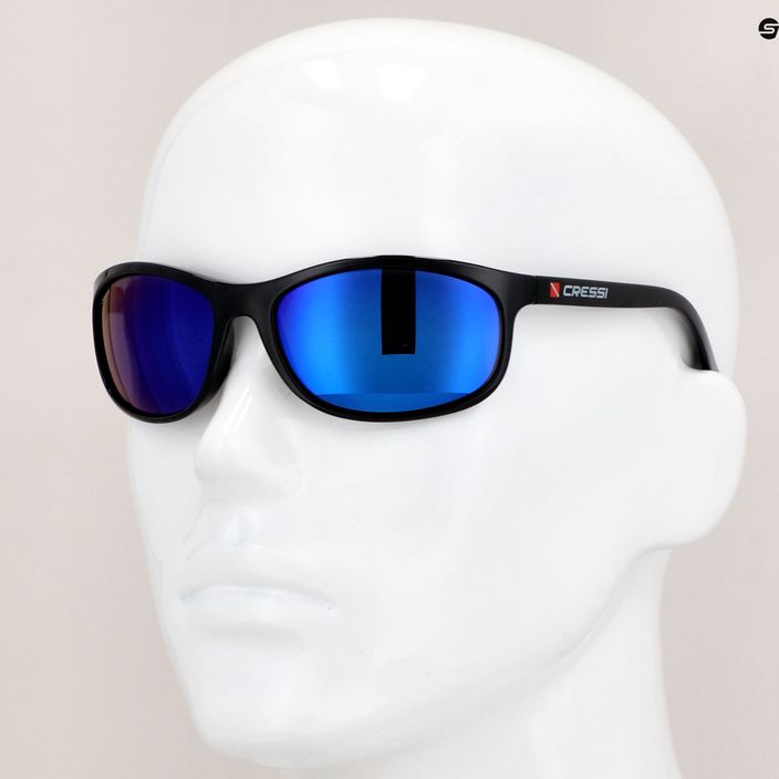Cressi Rocker Floating black/blue mirrored sunglasses XDB100502 7