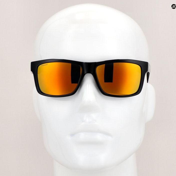 Cressi Bahia Floating black/orange mirrored sunglasses XDB100702 8