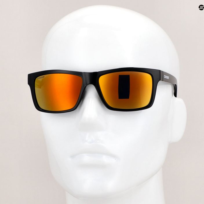 Cressi Bahia black/orange mirrored sunglasses XDB100602 8