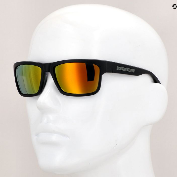 Cressi Ipanema grey/orange mirrored sunglasses XDB100073 7