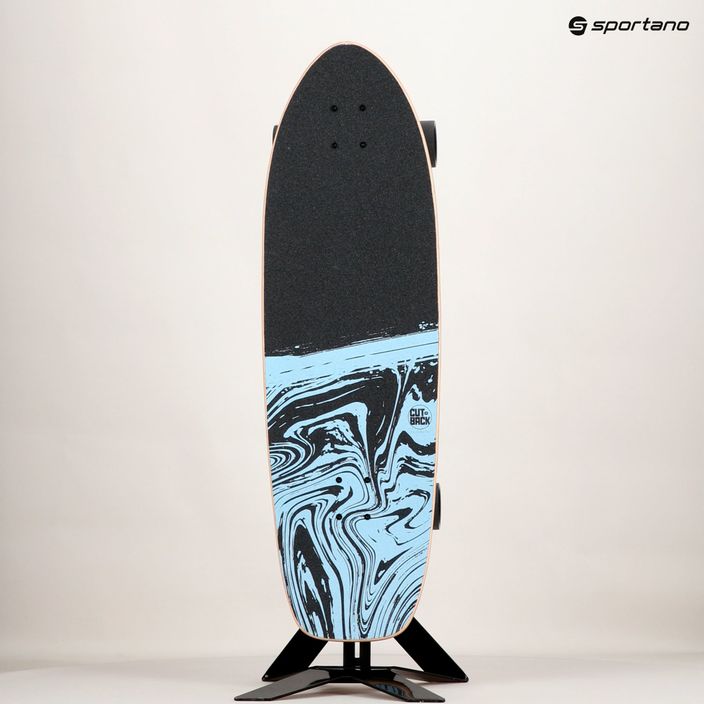 Surfskate Cutback Splash 34" white-blue skateboard CUT-SUR-SPL 13