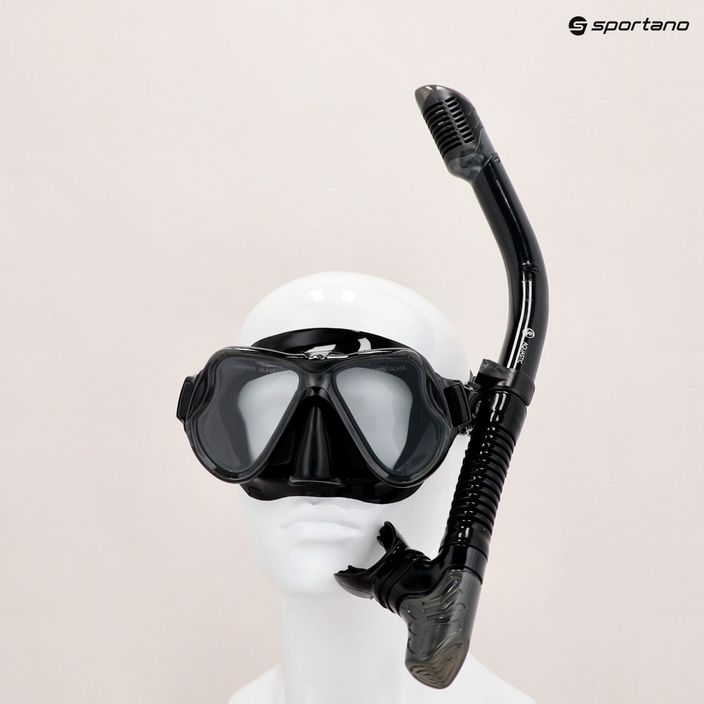 AQUASTIC Snorkelling Kit Black MSFA-01LC 22