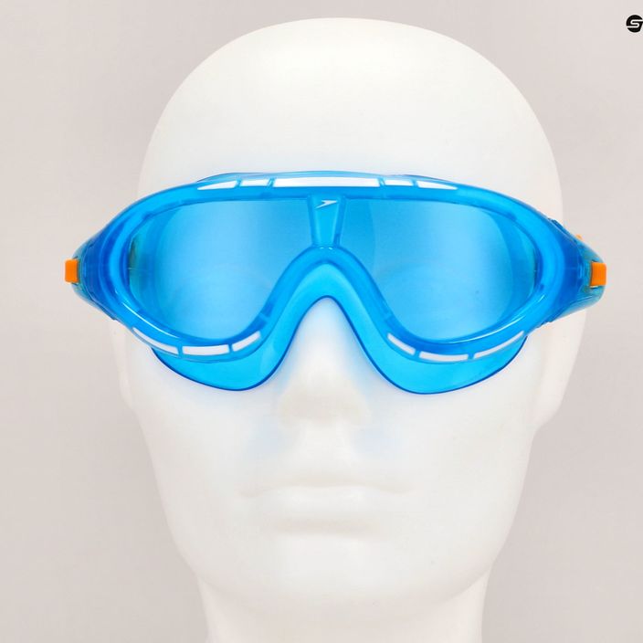 Speedo Rift Junior blue/orange children's swim mask 8-012132255 10