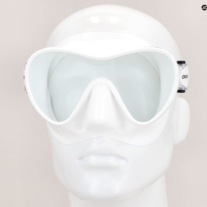 Cressi F1 diving mask white ZDN283000 8