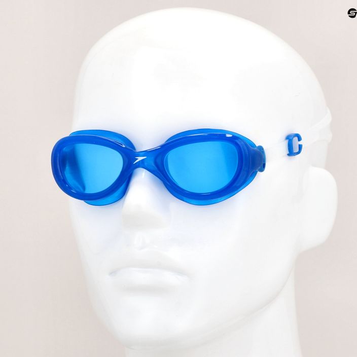 Speedo Futura Classic Junior clear/neon blue children's swimming goggles 8-10900B975 10