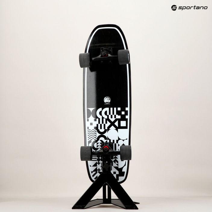 Surfskate Cutback B&W 32" black and white skateboard CUT-SUR-B&W 11