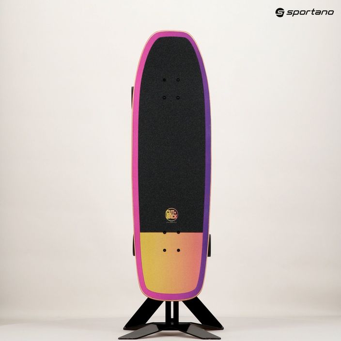 Surfskate skateboard Cutback Techno Wave 32" black and colour CUT-SUR-TWA 12