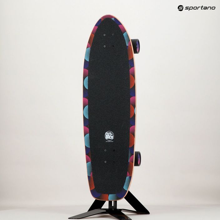 Surfskate skateboard Cutback Big Wave 34" black and colour CUT-SUR-BWA 12