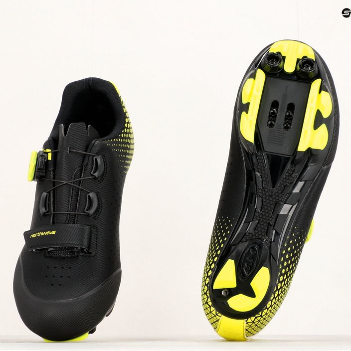 Men's MTB cycling shoes Northwave Origin Plus 2 black/yellow 80212005 12