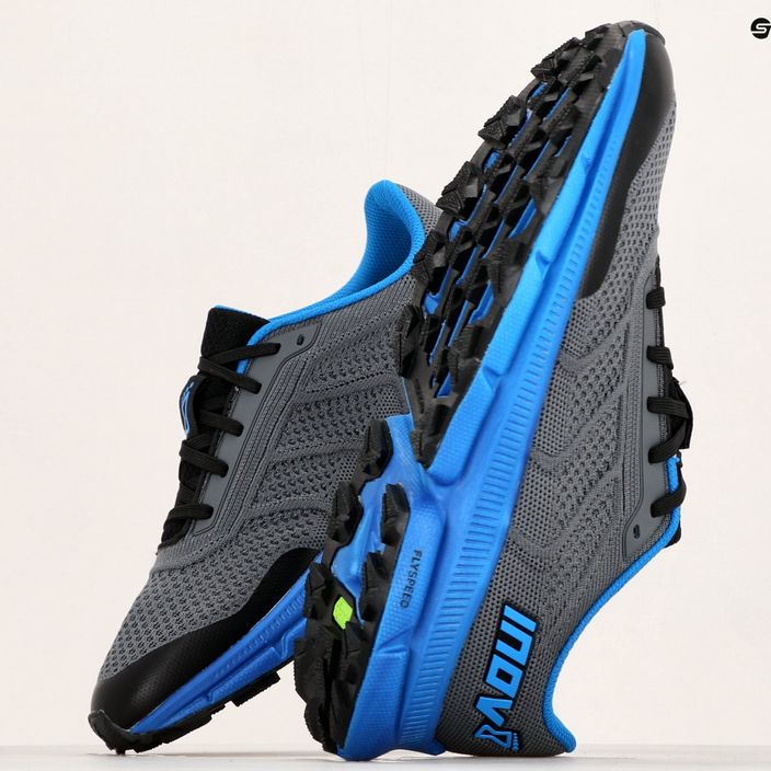 Men's running shoes Inov-8 Trailfly Ultra G 280 grey-blue 001077-GYBL 13