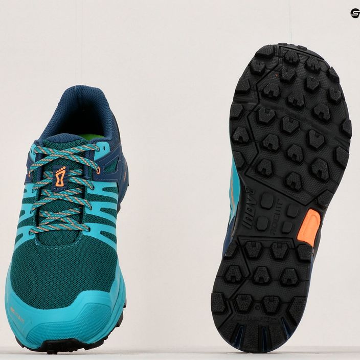 Women's running shoes Inov-8 Roclite G 275 V2 blue-green 001098-TLNYNE 18