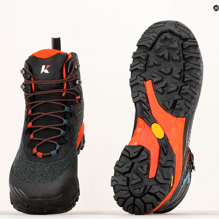 Kayland Duke Mid GTX men's trekking boots 018022490 black/orange 14