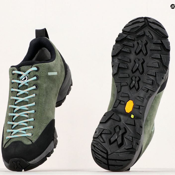 Women's trekking boots SCARPA Mojito Trail green/black 63322 17