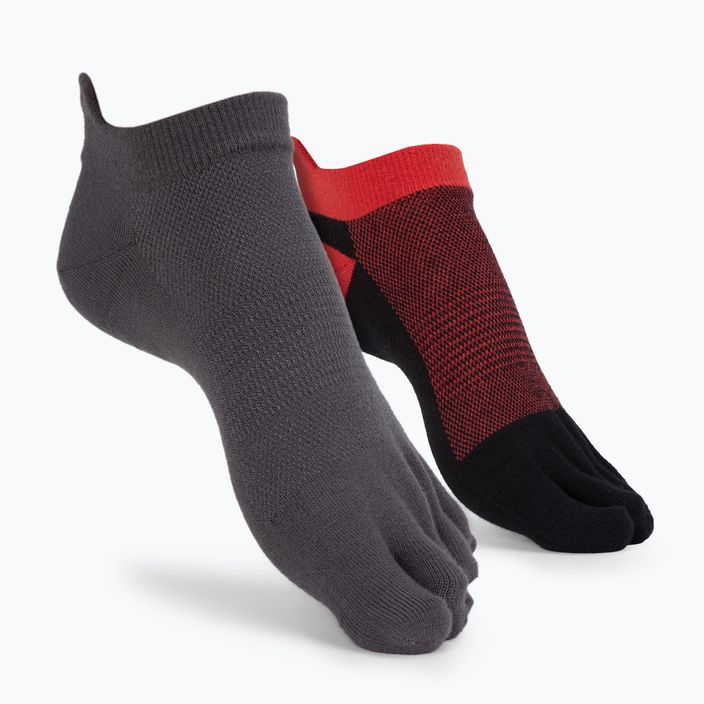 Vibram Fivefingers Athletic No-Show socks 2 pairs colour S21N35PS