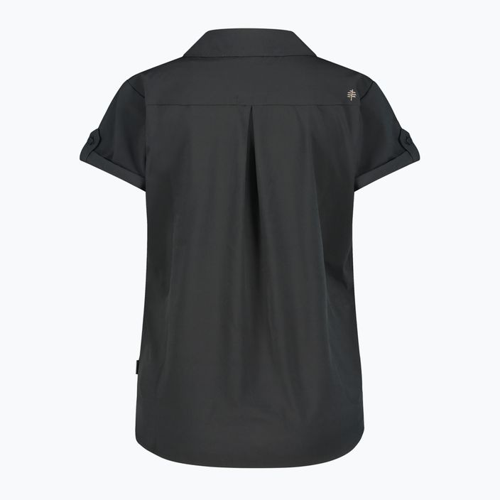 Women's Royal Robbins Spotless Evolution Meadow jet black shirt 2